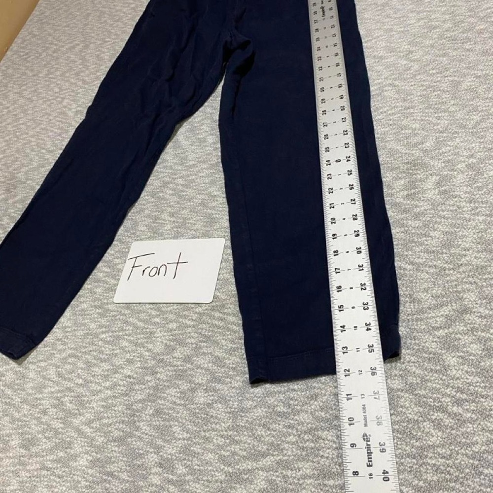 32' cool Navy blue sweatpants pull over women S. SKU-C62